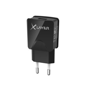 Ladegerät XLayer Colour Line USB Netzteil 2.1A Black