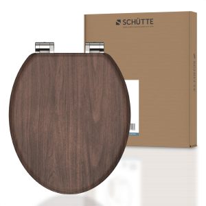 Schütte MDF WC-Sitz DARK WOOD