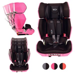 Blijr Uniek Pink Autositz Kindersitz für Kinder ab 3