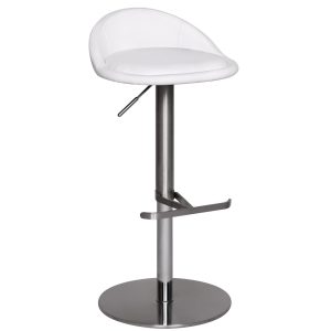 FineBuy Barhocker Edelstahl Barstuhl Tresenstuhl Design Bistrohocker Modern