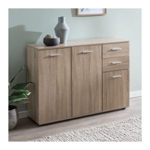 FineBuy Kommode SV49667 107x79x35cm Sideboard Anrichte Flurschrank Schubladen