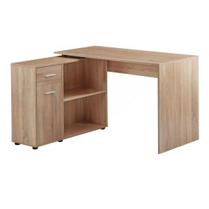 FineBuy Schreibtisch Computer Eckschreibtisch Bürotisch Regal Winkel PC Tisch