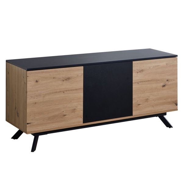 Sideboard FineBuy Kommode 135x64x40 cm MDF Eiche Dekor Anrichte Standschrank