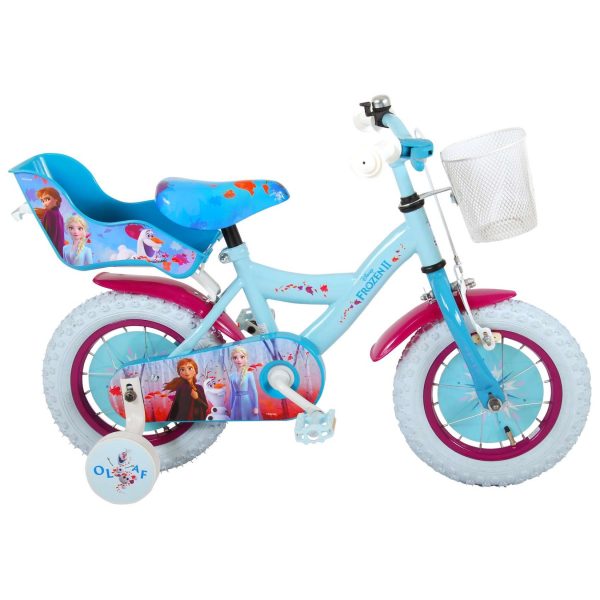 VOLARE Kinderfahrrad Disney Frozen 2 12 Zoll 95% montiert