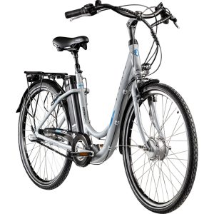 Zündapp Green 2.7 E Bike Damen Pedelec 3 Gang Shimano Schaltung retro 26 Zoll Damenfahrrad Elektrofahrrad 140-165 cm StVZO Hollandrad