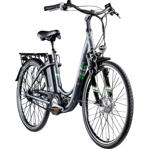 Zündapp Green 3.7 E Bike Damen 26 Zoll Pedelec 7 Gang Elektrofahrrad ab 140 cm Damenfahrrad retro Hollandrad mit Nabenschaltung