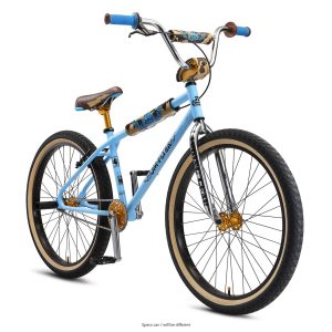 SE Bikes OM Flyer BMX Fahrrad Cruiser für Erwachsene und Jugendliche ab 160 cm Rad 26 Zoll retro mit Wheelie Pegs