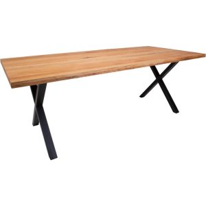 Esstisch Moss 200x95cm Küchentisch Esszimmer Tisch Eiche gelaugt schwarz