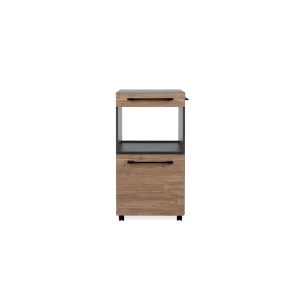 Finori Rollcontainer "Luzie" Anthrazit / Bambus