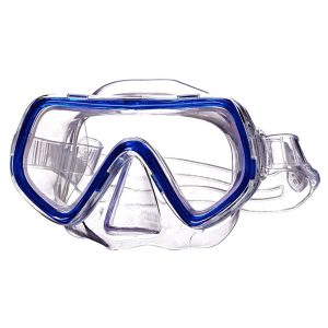 Best Sporting Tauchmaske Piranha I Kinder Schwimmbrille mit extra großes Sichtfeld I Kleine Tauchbrille mit Kopfband