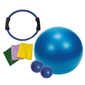 Best Sporting Fitness Set Gymnastikball Tonerring Gewichtsbälle Fitnessbänder