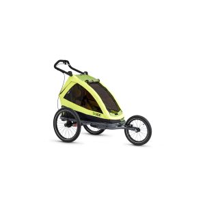 taXXi Kinderfahrradanhänger Elite one Lime Kinderanhänger Fahrradkinderanhänger