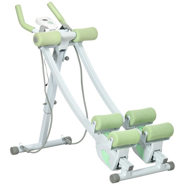 SPORTNOW Bauchtrainer mit LCD-Monitor