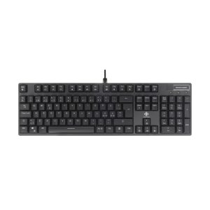 Deltaco LED Mechanische Gaming-Tastatur (clicky -Switches