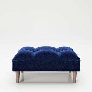PLAYBOY - Ottoman "SCARLETT" gepolsterte Fussablage passend zum Sofa