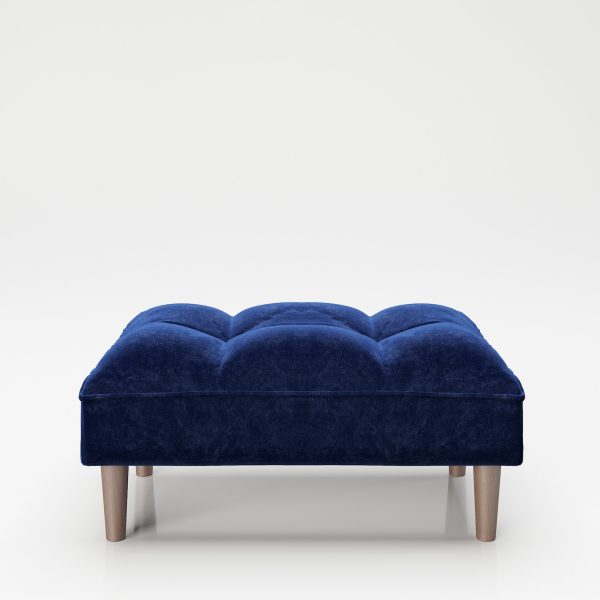 PLAYBOY - Ottoman "SCARLETT" gepolsterte Fussablage passend zum Sofa