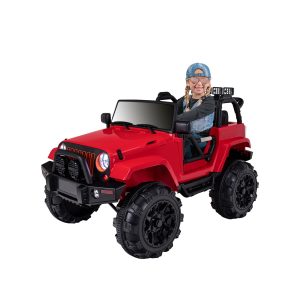 Kinder-Elektroauto Offroad Jeep Adventure 2x 35 Watt (Rot)