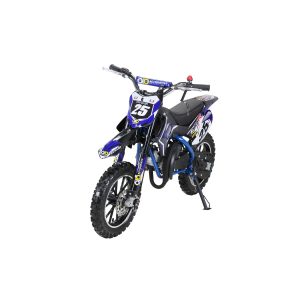 Kinder Mini Crossbike "Gepard" 2-Takt - Tuning Kupplung - Easy Pull Start (Blau)