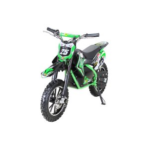 Kinder Mini Elektro Crossbike "Gepard" 500 Watt verstärkte Gabel 36Volt (Grün)