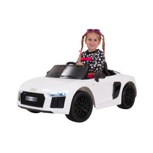 Kinder-Elektroauto Audi R8 4S Spyder Premium Lizenziert (Weiß)