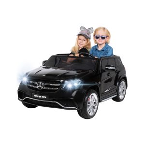 Kinder-Elektroauto Mercedes GLS63 Allrad 4x45 Watt 2 x 12V7Ah (Schwarz)