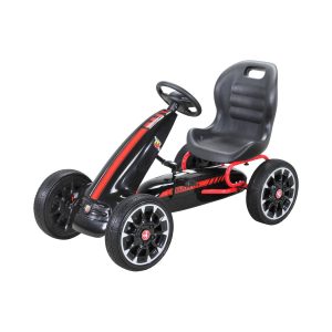 Kinder Pedal Go Kart Abarth FS595 Lizenziert (Schwarz)