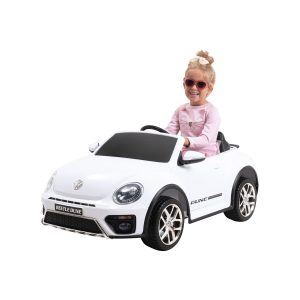 Kinder-Elektroauto VW Beetle Lizenziert (Weiß)