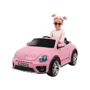 Kinder-Elektroauto VW Beetle Lizenziert (Pink)