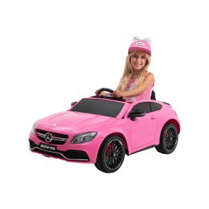 Kinder-Elektroauto Mercedes AMG C63 Lizenziert (Pink)