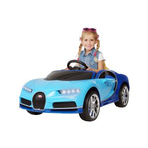 Kinder-Elektroauto Bugatti Chiron Lizenziert (Blau)