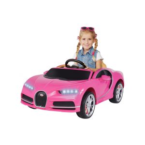 Kinder-Elektroauto Bugatti Chiron Lizenziert (Pink)