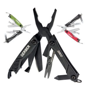 GERBER Dime Mini-Multitool Tool Minitool 12 Funktionen Anhänger Messer Schere Farbe: schwarz