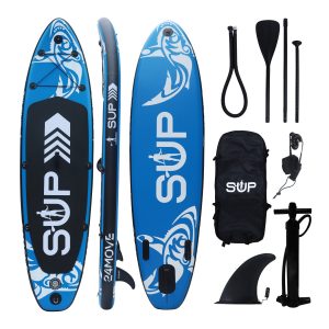 24MOVE® Standup Paddle SUP Board Set BLAU 366