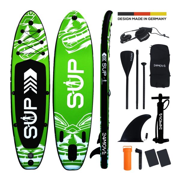 24MOVE® Standup Paddle SUP Board Set GRÜN 320