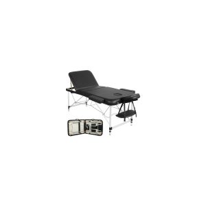 Yaheetech Massageliege mobile 3 Zonen Massagetisch Massagebank Massagebett Kosmetikliege Aluminiumfüße bis 250kg belastbar