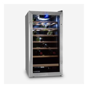 Vivo Vino Weinkühlschrank 52 Liter 18 Flaschen LED schwarz