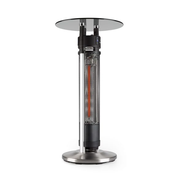 Primal Heat 65 Bistrotisch Karbon-IR-Heizelement 1200W LED 65cm Glas