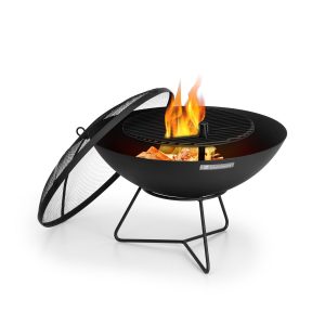 Orbit 3-in-1 Stahl-Feuerschale Grill Gartentisch Ø 60 cm