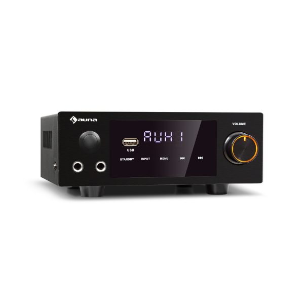 AMP-2 DG Stereo-Hifi-Verstärker 2x50W RMS BT/USB opt. & coax. Dig-In