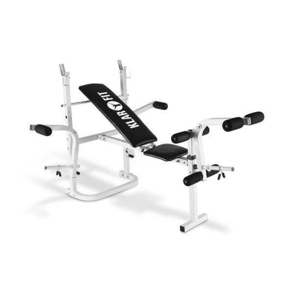 Workout Hero Hantelbank mit Ablage 2x Armcurler 1x Beincurler 160kg