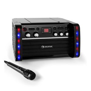 DiscoFever Karaoke-Anlage CD-/CD+G-Player iPad-Halterung
