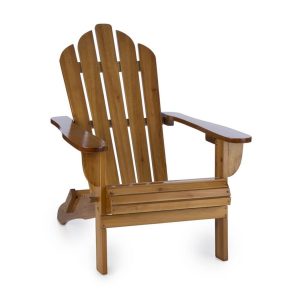 Vermont Gartenstuhl Adirondack-Stil Tannenholz 73x88x94 klappbar braun