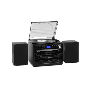 388-DAB+ Stereoanlage 20W max. Vinyl CD Kassette BT FM/DAB+ USB
