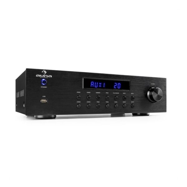 AV2-CD850BT 4-Zonen Stereo-Verstärker 8 x 50W RMS BT USB Fernbedienung