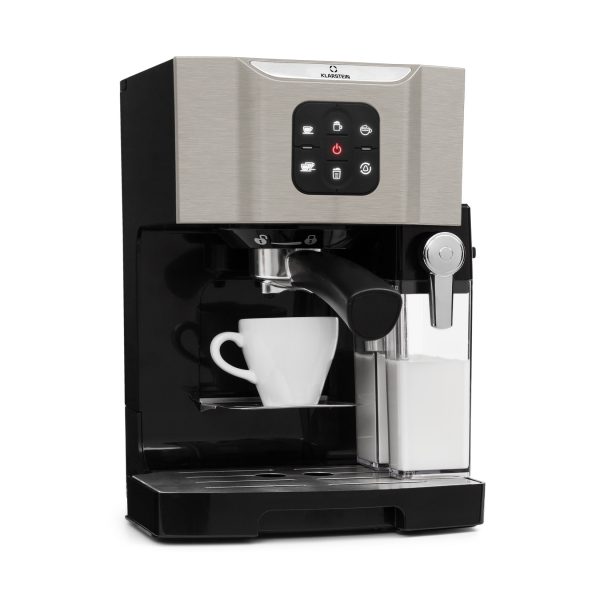 BellaVita Kaffeemaschine 3-in-1 1450 W 20 Bar Milchschäumer