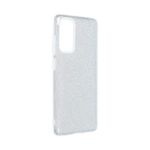 Handyhülle für Samsung Galaxy S20 FE Schutzcase Cover Bumper Etui Glitzer Silber