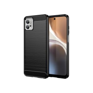 Schutz Handy Hülle für Motorola Moto G32 Case Cover Etuis Bumper Carbon Schale