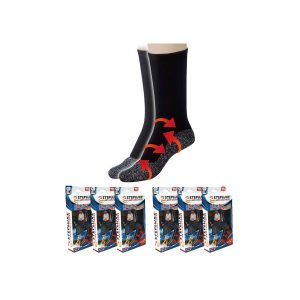 Best Direct® Thermosocken mit Aluminiumfaser Stepluxe® Anti Cold Socks 6er Pack