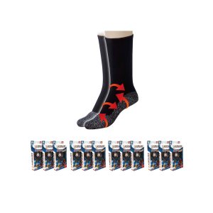 Best Direct® Thermosocken mit Aluminiumfaser Stepluxe® Anti Cold Socks 12er Pack