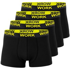 Cotton Prime® 4er Pack Boxershorts Hipster WORK